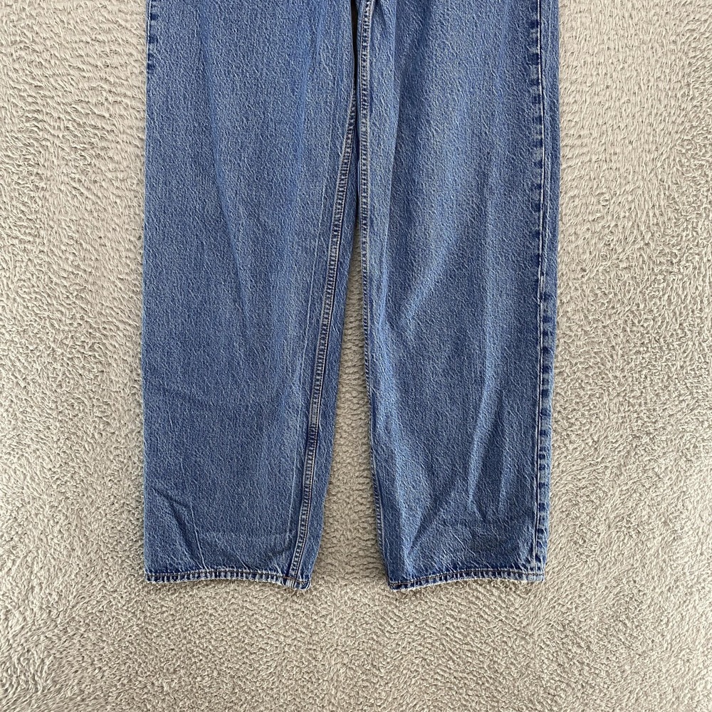 Abercrombie & Fitch Loose High Rise Jeans Womens 30 Blue Straight Relaxed Denim - Picture 3 of 14